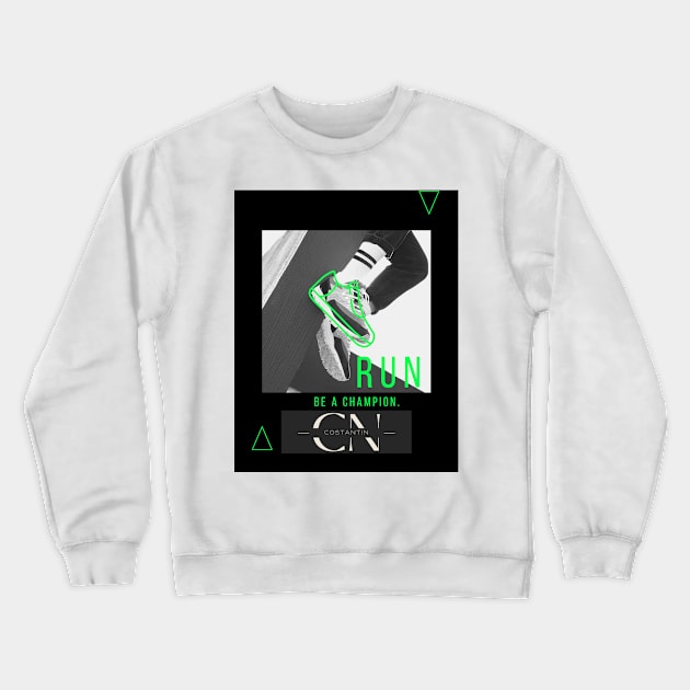 Run Crewneck Sweatshirt by Costantin 